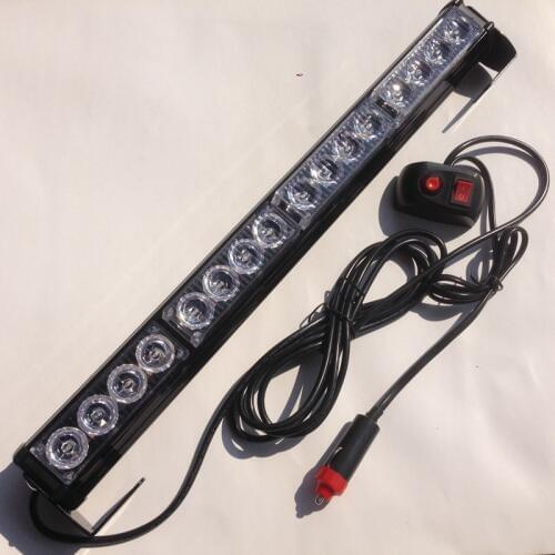 18" Auto led light bar Car Truck bumper Grille Roof DRL Daytime driving led bar Emergency flash lamp Police warning strobe light