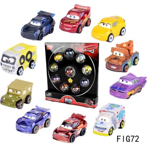 Disney Pixar Cars 2 3 Curve Launcher Lightning McQueen Mini Track Mini 10 Fun Car Model Kids Toys Childrens Birthday Gifts