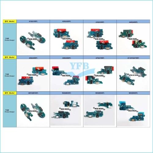 For Samsung Galaxy A10 A20 A30 A40 A50 A60 A70 A80 A90 M10 M20 M30 M40 A750 USB Charging Dock Port Connector Flex Cable