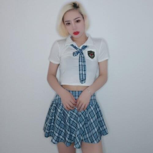 European American Clothing Female GoGo Dancer Clothes Nightclub Festival Clothing Jazz Hiphop Pole Dance Rave Outfits DQL5702