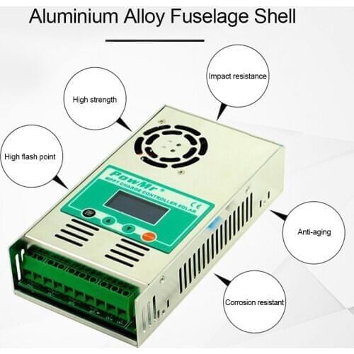MPPT-60A Safe And Reliable Solar Charge And Discharge Controller 12/24/36/48V Auto-Max DC190V Input Solar Controller With Fan