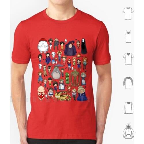 Miyazaki Love T Shirt Men cotton Cotton S - 6xl Laputa Nausicaa Ghibli Princess Mononoke Hayao Miyazaki Spirited Away