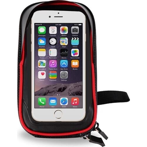 Mountain bike bag waterproof bag high sensitivity touch screen mobile phone bag mountain bike front beam bag riding bag