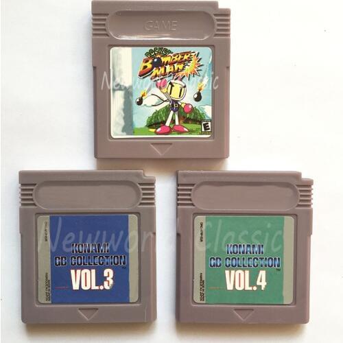 POCKET BOMBERMAN Konami GB Collection Vol 3 / 4 16 Bit Game Console for Video Game Cartridge Card for General US/EU Version