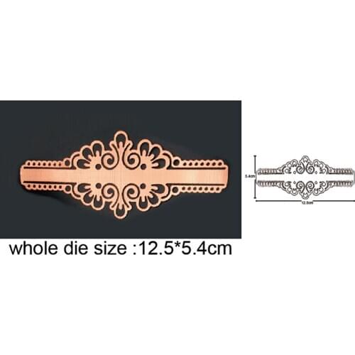 Lace edge Border Metal Cutting Dies stamp and dies Stencils DIY Scrapbooking dies Album Card Making Embossing Die Cut Craft dies