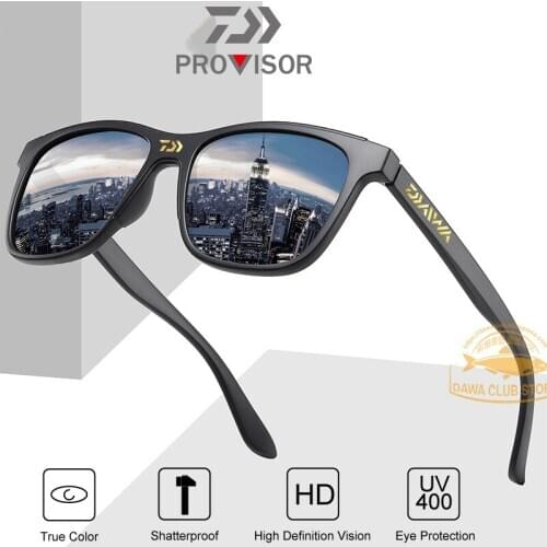 2020 Daiwa Mens Fishing Glasses Outdoor Mountaineering Anti-ultraviolet Polarized Sunglasses Fashion Riding Driving Mirror