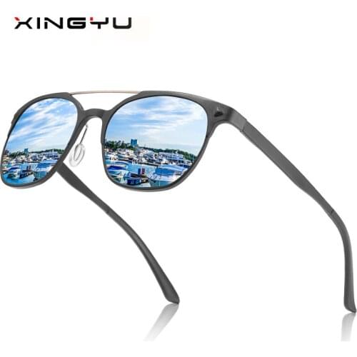 XINGYU Aluminum Magnesium Polarized Al Mg Sunglass Men Metal Driver Classic Retro 2020 Brand Designer UV400 Sun Glasses 150