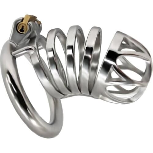 Male Sex Chastity Cage Long Metal Cock Ring 40/45/50 MM Men Penis Rings Chastity Devices Sex Toys For Couples BDSM Game