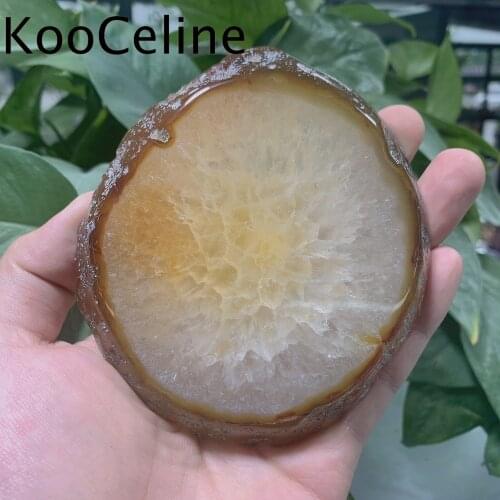 15mm Natural Crystals Quartz Agate Plate Energy Reiki Healing Stones Specimen Aquarium Home Room Decoration Accessories Gemstone