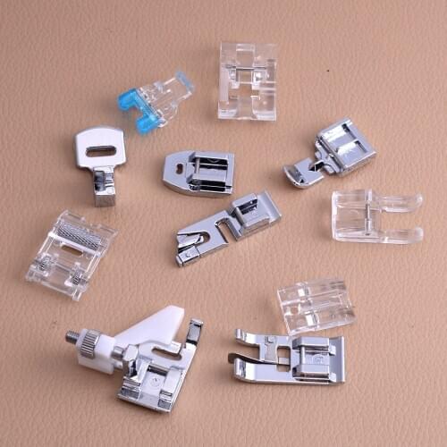 NEW 11 Pcs Presser Foot Set Fit For Brother Singer Home Sewing Machine Good quality Tool parts