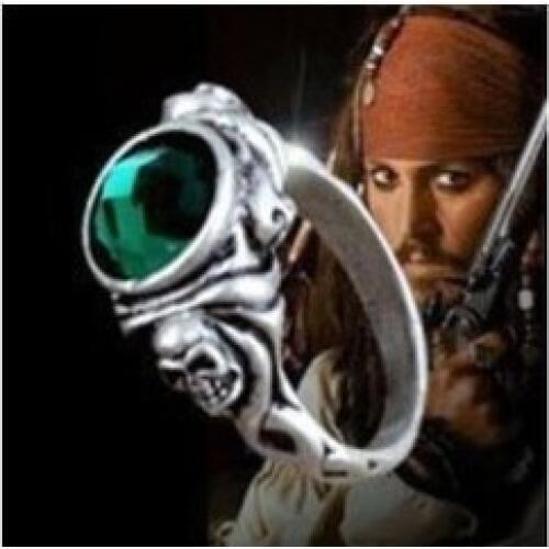 Pirates of the Caribbean -- captain jack sparrow of death ring ,High quality antique ring free shipping