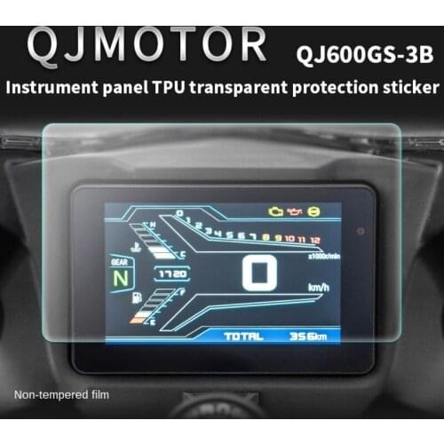 Motorcycle Instrument Film Hd Screen Protection Scratch Prevention Repair Refitting for Qjmotor Qj600gs-3b / 350