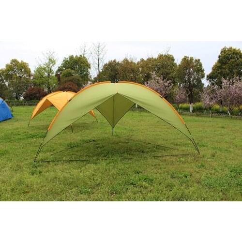 Portable Waterproof Outdoor Awning Large Space Tent Camping Mountain Awning Beach Umbrella Parasol