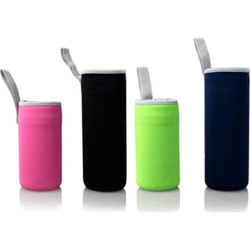 Sport Water Bottle Cover Neoprene Insulator Sleeve Protective Cover Cloth Pouch For 280/360/420/550ML Portable Vacuum Glass Cup