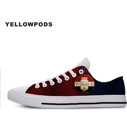 Mens Shoes Casual New Fashion Netherland Team Breathable Shoes Willem II Tilburg Men And Women Customized White Brand Shoes