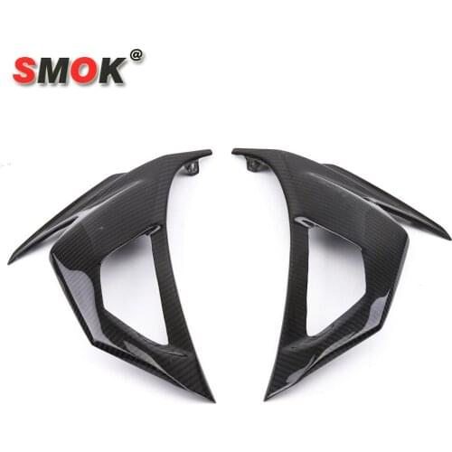 Carbon Fiber For Kawasaki Ninja 400 Left and Right Steering Light Side Plate Sidelight Plate for ninjia400