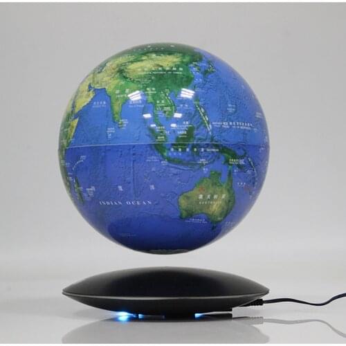 Home Decoration Magnetic Levitation 8 Inch Earth Rotated Floating Globe Festival Christmas New Strange Gift Children Toys