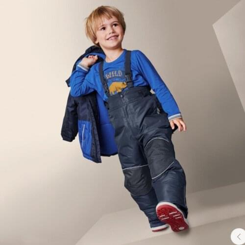 Thicken Ski Pants Childrens Winter Thick Pants Childrens Cotton Pants Waterproof and Windproof Winter Childrens Warm Overalls