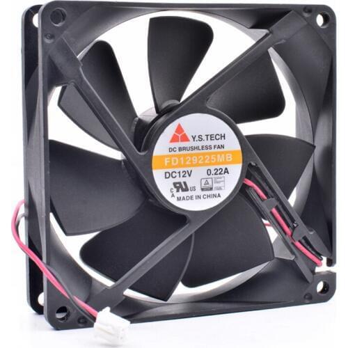 Original Y.S FD129225MB 9cm 9025 92x92x25mm 12V 0.22A chassis power large air volume cooling fan