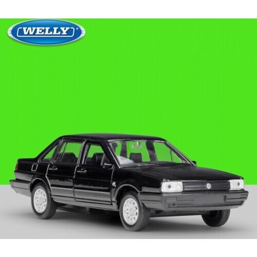 Welly 1:36 Diecast VW Santana Sport Car High Simulator Alloy Metal Model Car Pull Back Vehicle