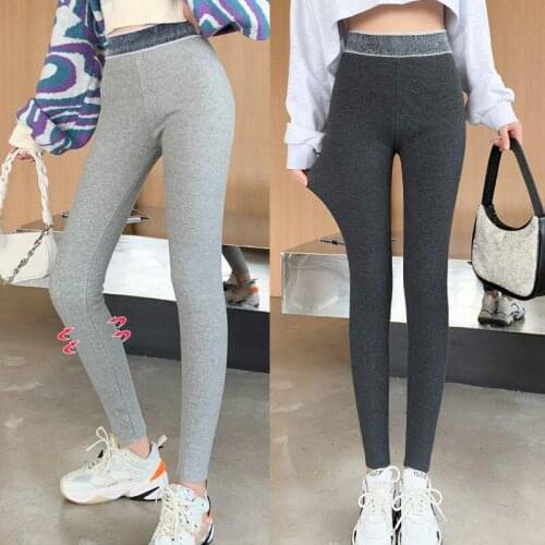 Winter Thermal Womens Warm Tights Soft Casual Thick Slimming High Waist Leggings for Women Seamless Leggings Stretch