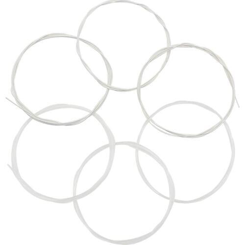 1 Set Classical Guitar Replacement Strings E/B/G/D/A/E Musical Instrument Parts Silver
