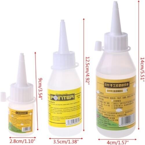 20/50/100ml Liquid Glue Alcohol Adhesive Textile Stationery Scrapbooking