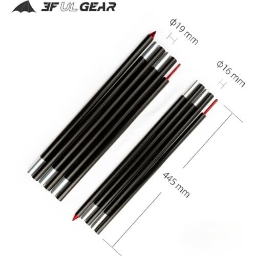 3F UL GEAR 7075 Aluminium Alloy Outdoor Camping Tent Pole Support Stand Pole Sun Shelter Beach Rods Tent Accessories