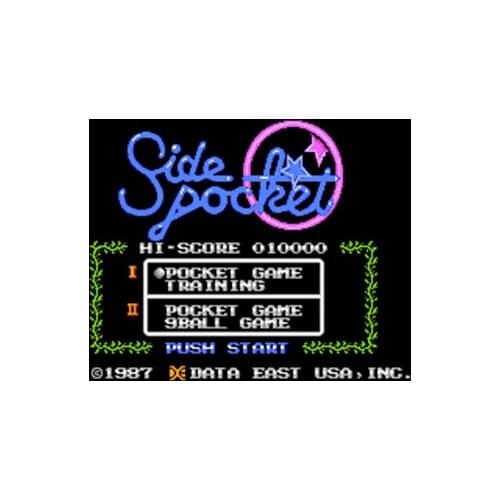 Side Pocket Region Free 60 Pin 8Bit Game Card For Subor Game Players