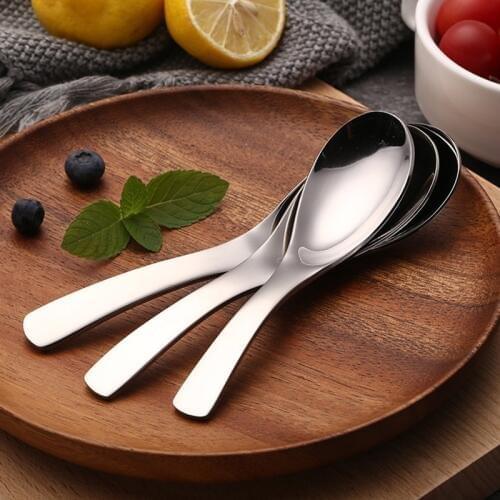 Buffet Serving Spoon Mirror Polished Stainless Steel For Soup Rice Flatware Kitchen Accessories Dining Gadgets Tools Tableware