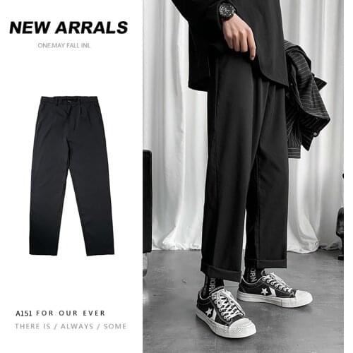 Black Formal Men Trousers Korean Harem Pants Office Casual Sweatpants Male Oversize Harajuku Mens Clothing Plus Size M-5XL