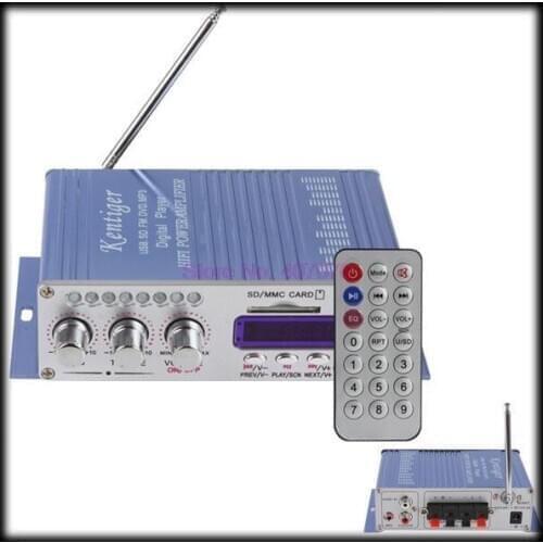 By DHL or Fedex 50% shipping fee 10pcs HY502 Hi-Fi Mini Digital Motorcycle Auto Car Stereo