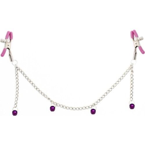 1 Pair Metal Nipple Clamps Breast Clips BDSM Restraints Adult Games Toys For Couples Flirt Sex Toys For Women