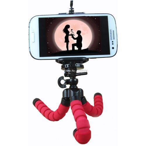 Hot Sale Car Phone Holder Flexible Octopus Tripod For samsung galaxy S5 I9600/ S6/ S6edge/ S6 edge plus /S7 /S7 edge