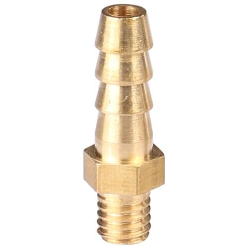 Miniature pagoda mini short outer wire M5M6M4 copper 4 5 6 8 mm soft skin tube tracheal joint