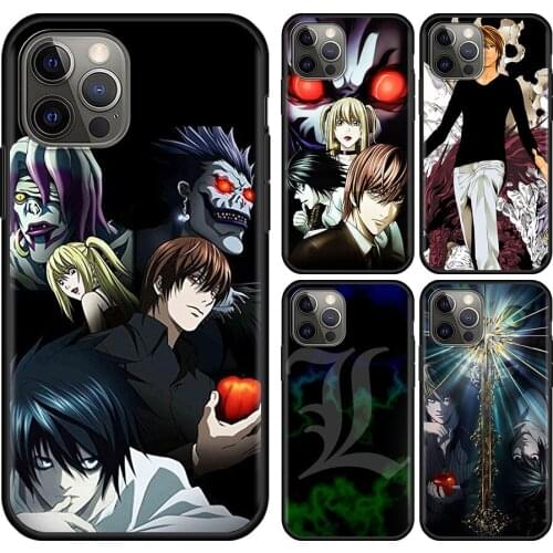 DEATH NOTE L Lawliet Soft Silicone Phone Case For iPhone 11 XR 12 Pro 13 Pro X XS Max 5 6s 7 8 Plus 12 Mini Shell TPU Back Cover