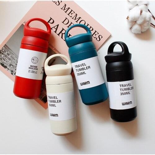 Stainless Steel Thermos 304 Smart Thermos for Sport Water Bottles 350ml Thermo Bottles Leakproof Thermo Cup 12oz