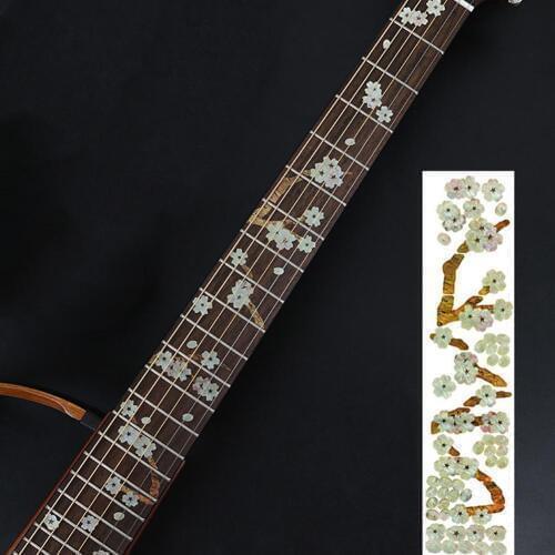 None Sticker Fretboard Inlay Decals Electric Flanger Bass Fingerboard Stickers Flanger Decals Decoration Flangerra Accessories