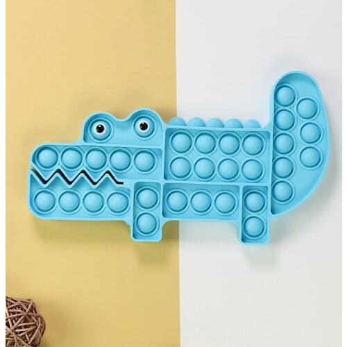 2021 New Push Bubble Fidget Toy Adult Stress Simple Dimple Relief Toy for Antistress Soft Squishy Crocodile Kids toy