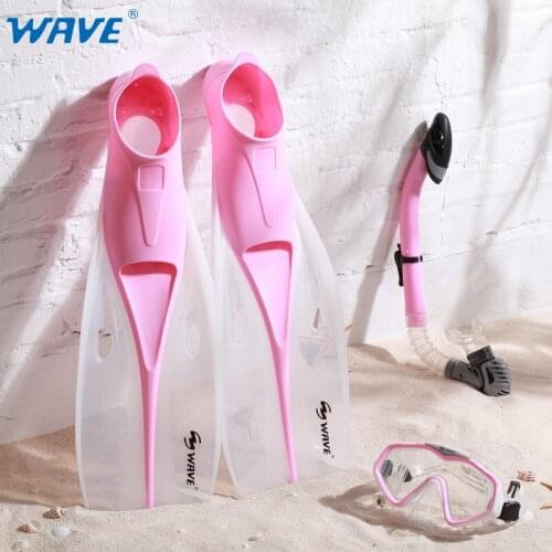 2021 New diving fins diving goggles full dry straw diving flippers snorkeling mask Swimming Shoes Underwater Sports Adult