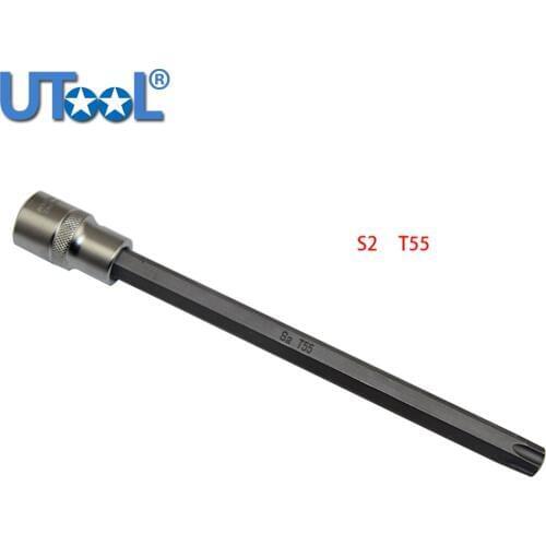 New T55 Socket 1/2" Drive Torx Star Bit Extra Long 200mm Engine Head Bolt Socket For BMW (Tamper Proof)