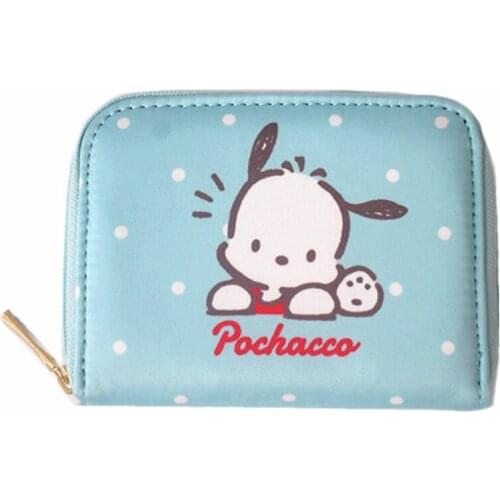 New Anime Kids Woman Cute Small Coin Purse Wallet PU Leather Coin Pouch Money Bag Card Package For Children