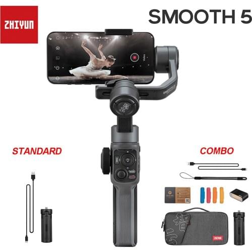 Zhiyun Smooth X Portable Gimbal Palo Selfie Stick Phone Monopod Handheld Stabilizer for iPhone Redmi Huawei Samsung Smartphone