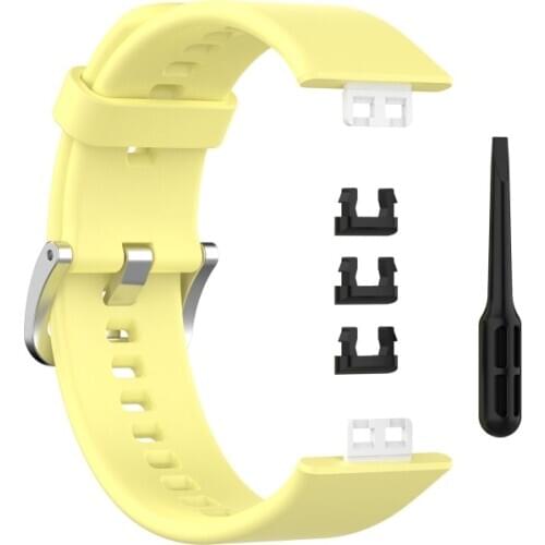 Replacement Silicone Watch Band Wrist Strap for -HUAWEI Watch Fit Smart Watch M2EC