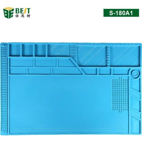 Heat Resistant Insulation Repair Pad Soft Silicon Work Pad Hot Air Gun Station Mat Mobile Phone BGA PCB Soldering Repair Tool