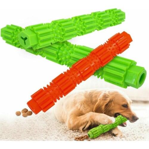 Dog Toothbrush Durable Dog Chew Toy Stick Soft Rubber Tooth Cleaning Point Massage Toothpaste Pet Toothbrush Molar Pet Supplies