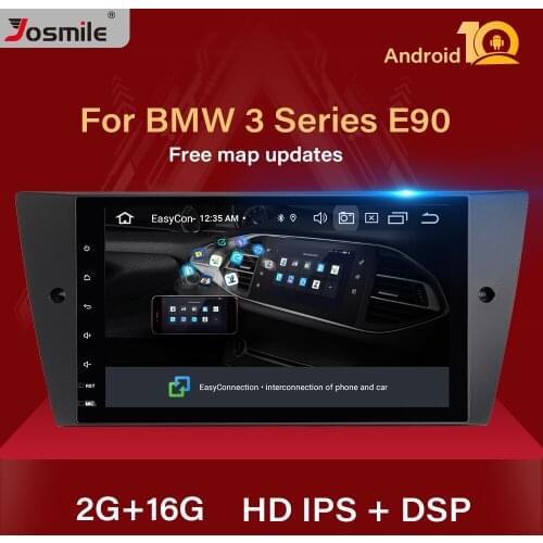 1 Din DSP Android 10.0 Car Multimedia Player For BMW E90/E91/E92/E93 3 Series GPS Navigation Stereo Bluetooth RDS DVR Radio IPS