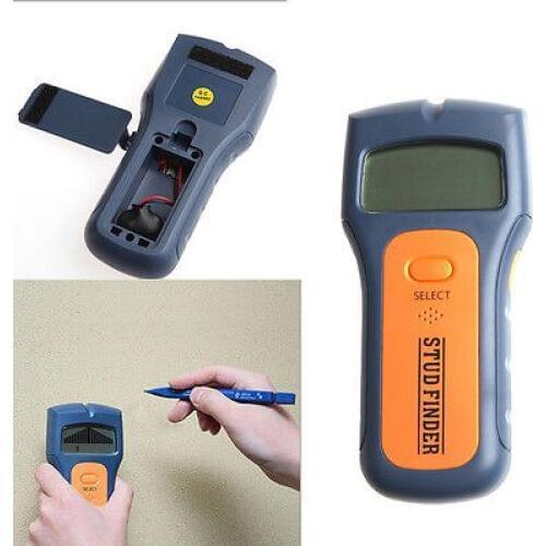 3 in 1 Multi Stud Scanner AC Live Wire Cable Wood Metal Wall Detector Finder