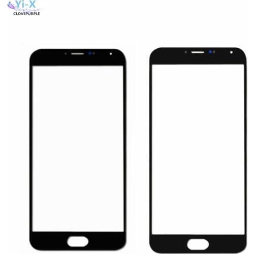 30pcs/lot Touch screen For Meizu MX5 Front Outer Glass Top Lens Touch Screen Panel Replacement Parts