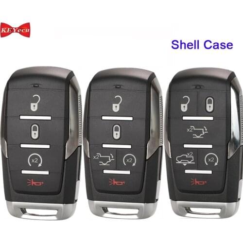 KEYECU for RAM 1500 2019 2020 Remote Shell Case Fob for OHT-4882056 68291689 68442909